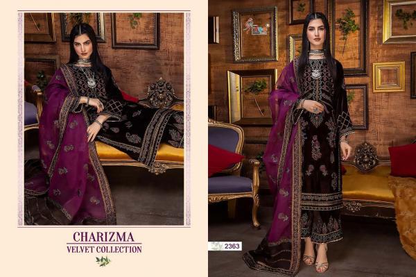 Shree Charizma Velvet Designer Collection Pakistani Salwar Suits